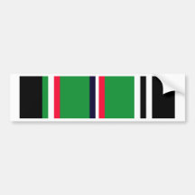 European-African-Middle Eastern Campaign Ribbon Bumper Stickers