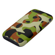 European  Camouflage Tough iPhone 3 Covers