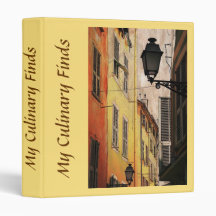 European culinary finds recipe binder