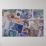 European currency poster