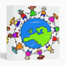 European Kids 3 Ring Binder