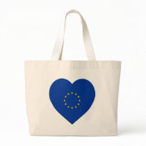 European Union Flag Heart Bag