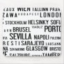 Europian cities mouse pads
