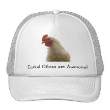 Euskal Oiloas are Awesome Rooster Mesh Hat