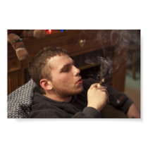 Evan Kluesner Smoking Cigar posters