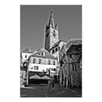 Evangelic church tower, Sibiu