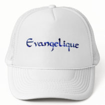 Evangélique bleu mesh hat