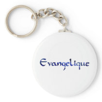 Evangélique bleu keychain