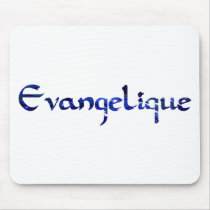 Evangélique bleu mousepads