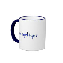 Evangélique bleu coffee mugs