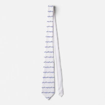 Evangélique bleu necktie