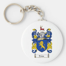 EVANS FAMILY CREST -  EVANS COAT OF ARMS KEYCHAIN