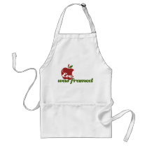 Eve was Framed Apron