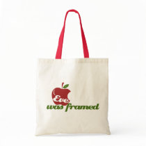 Eve was Framed Canvas Bags