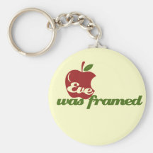 Eve was Framed Key Chain