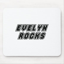Evelyn Rocks Mouse Pad