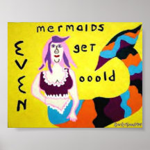 Even mermaids get old print