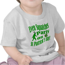 Even Squatches party on St Patrick's day Tshirt