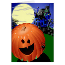 Événements de Halloween Carte De Vœux
