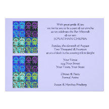 Evening Affair Invitation (large rectangle)