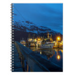 Evening at the Harbour Spiral Notebooks