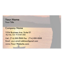 Evening Boat Ride Business Card Template