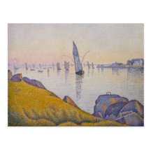Evening Calm, Concarneau, Opus 220 - Paul Signac Postcards