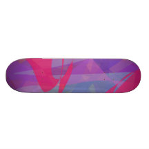 Evening Clouds Custom Skate Board