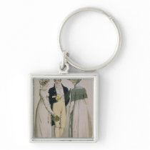 Evening Dresses for illustration Key Chains