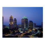 Evening falls over Atlanta, Georgia, U.S.A. Post Card