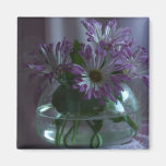 evening flowers fridge magnet