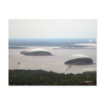 Evening Fog on Bar Harbour Islands Postcard