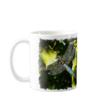 Evening Light with Mosaic Dragonfly/Poem Coffee Mugs