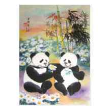 evening love story business cards