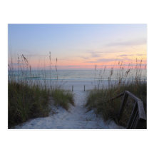 Evening on Panama City Beach, Florida Post Cards