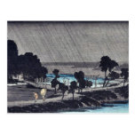 Evening rain at Azuma Shrine by Ando, Hiroshige Uk Postcards
