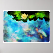 Evening reflections , print