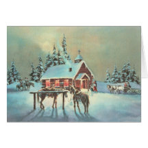 EVENING SERVICES by SHARON SHARPE Greeting Cards