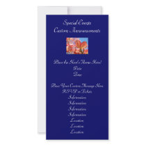 Event Annoucement Cards Invitations Nature Dogwood