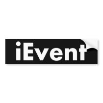 Event Eventing iEvent bumper stickers