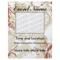Event Floral Grunge Flyer