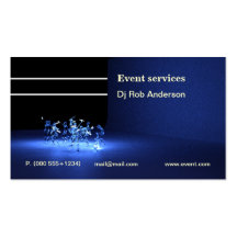 Event or Dj services business card
