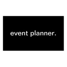 Event Planner Business Card Templates
