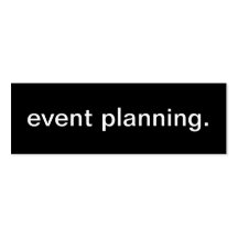 Event Planning Business Card