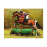 Eventer - Horse Art Post Card