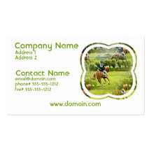 Eventing Horse Business Card