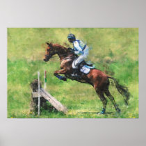 Eventing horse print