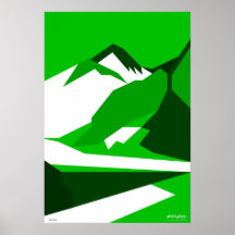 Everest Green - Art Gallery Selection Posters