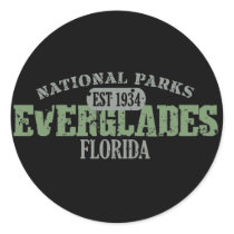 Everglades National Park Round Stickers