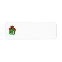 Evergreen Boughs Avery Label